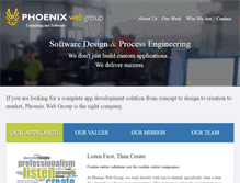 Tablet Screenshot of phoenixwebgroup.com